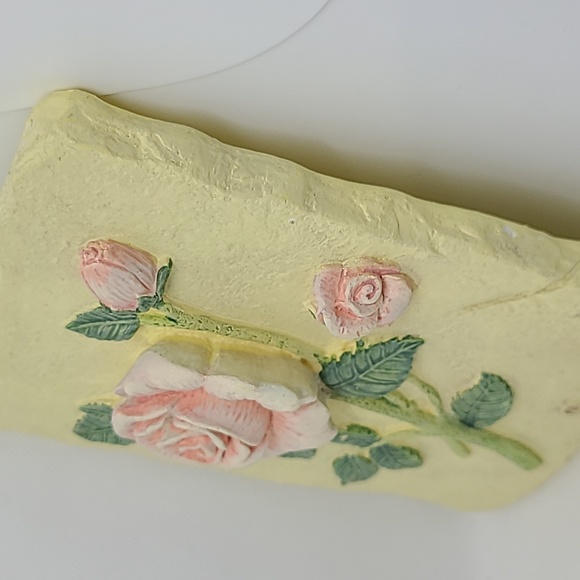 Set 3 Wall Placques Floral  Tulip Rose Hydrangea New - Picture 6 of 8